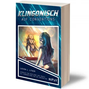 perspektivisches Cover von Klingonisch auf Conventions