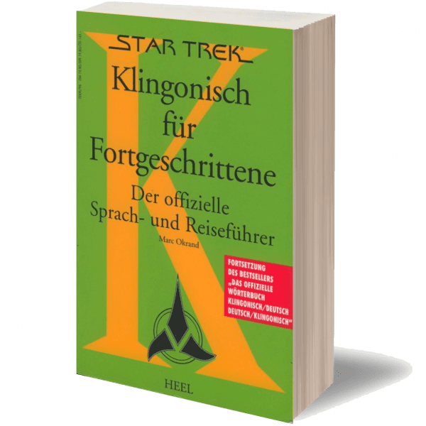 perspektivische Darstellung des Covers von Klingonisch für Fortgeschrittene