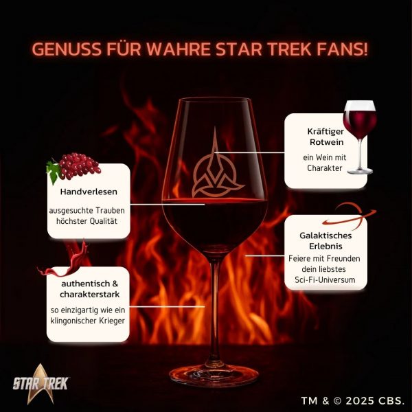 V-Sinne Klingon Bloodwine 750 ml 13% – Bild 4
